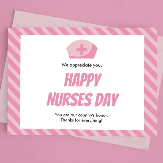 Cartão Postal Happy Nurses Day (Criador carregado)
