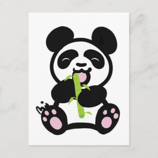 Cartão Postal Happy Panda