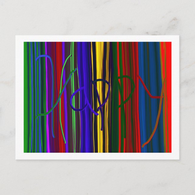 Cartão Postal Happy ~ Postcard (Frente)