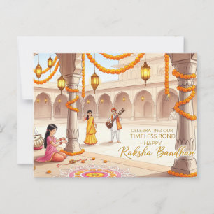 Cartão Postal Happy Rakhi, Raksha Bandhan
