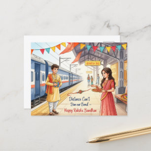 Cartão Postal Happy Rakhi, Raksha Bandhan
