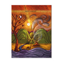 Cartão postal 'Happy Samhain'