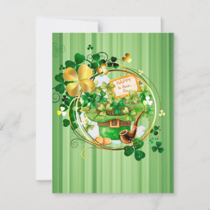Cartão Postal Happy St Patricks