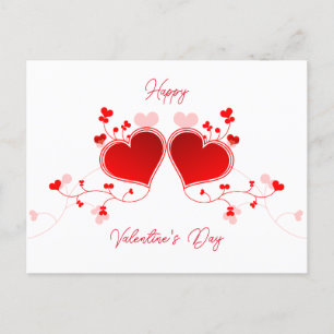 Cartão Postal Happy Valentine Postcard