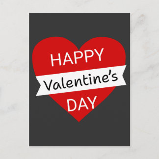 Cartão Postal Happy Valentine’s Day – Cute Valentine Love