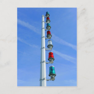 Cartão Postal Harbor Lights, Cardiff Bay Harbor