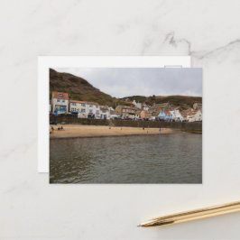 Cartão Postal Harbour View of Staithes Village