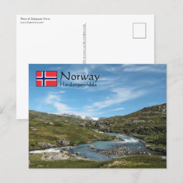Cartão Postal Hardangervidda Noruega