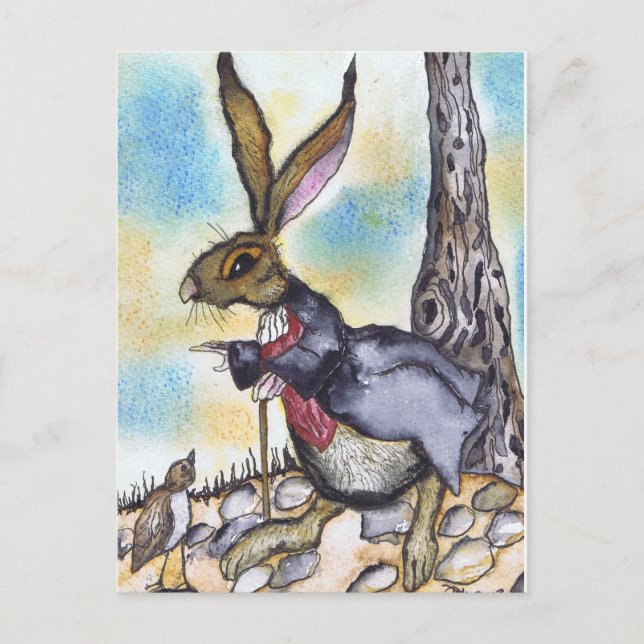 CARTÃO POSTAL HARE DESAFIADO DESTINAMENTE (Frente)