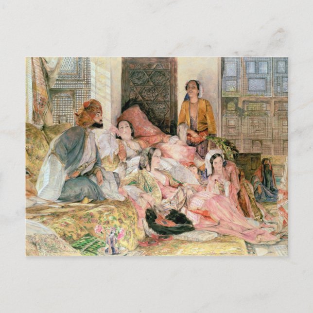 Cartão Postal Harem, c.1850 (Frente)