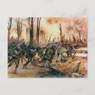 Cartão Postal Harlem Hell Fighters Séchault H. Charles McBarron