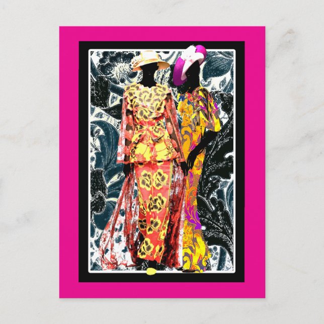 Cartão Postal Harlem Renaissance 1920 Art Deco (Frente)