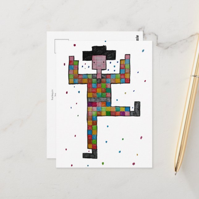 cartão postal _ harlequin (Frente/Verso In Situ)