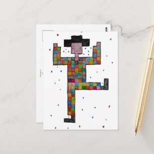 cartão postal _ harlequin