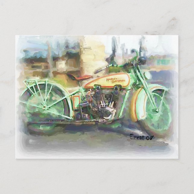 Cartão Postal Harley 1929 (Frente)