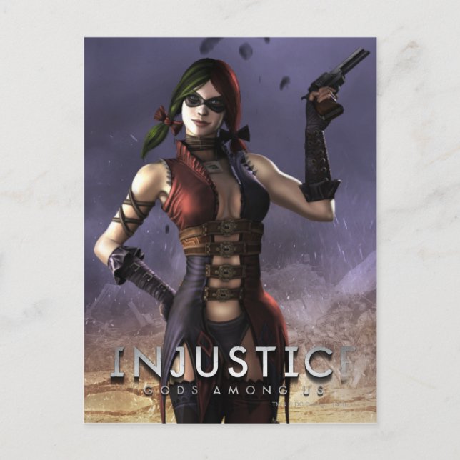Cartão Postal Harley Quinn (Frente)