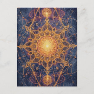 Cartão Postal Harmonia Celestial – Portal da Luz Sagrada