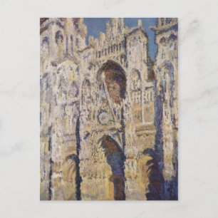 Cartão Postal Harmonia em Blau e Dourado Claude Monet