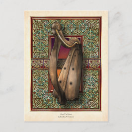 Cartão postal Harp Irlandês