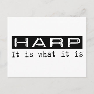 Cartão Postal Harp It Is