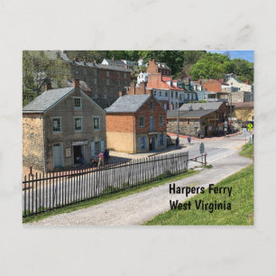 Cartão Postal Harpers Ferry, Virgínia Ocidental