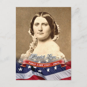 Cartão Postal Harriet Lane, Primeira-dama dos EUA