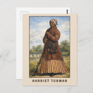 Cartão Postal Harriet Tubman Art In Color