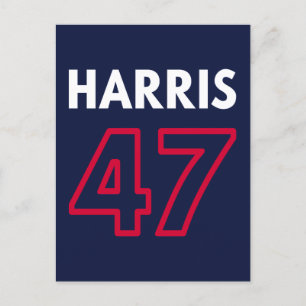 Cartão Postal Harris 47 III - Kamala Harris Para Presidente