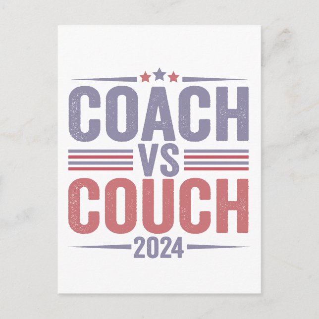 Cartão Postal Harris Walz 2024 Eleição Kamala Tim Waltz América (Frente)