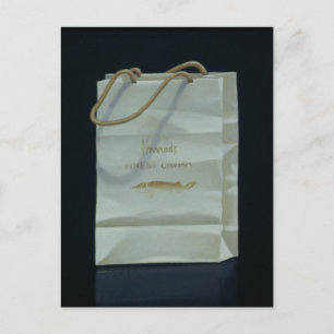 Cartão Postal Harrods Caviar Bag 1989