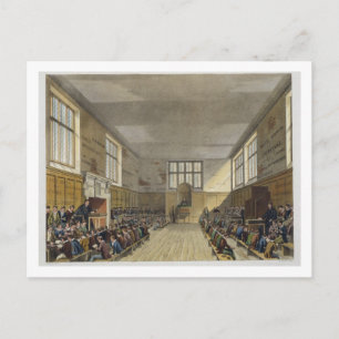 Cartão Postal Harrow School Room do 'History of Harrow School'