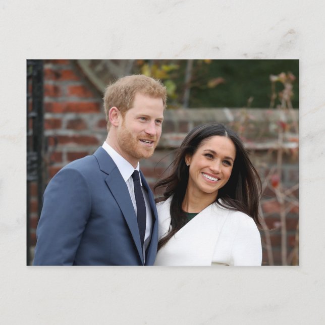 Cartão Postal Harry e Meghan, Duque e Duquesa de Sussex (Frente)