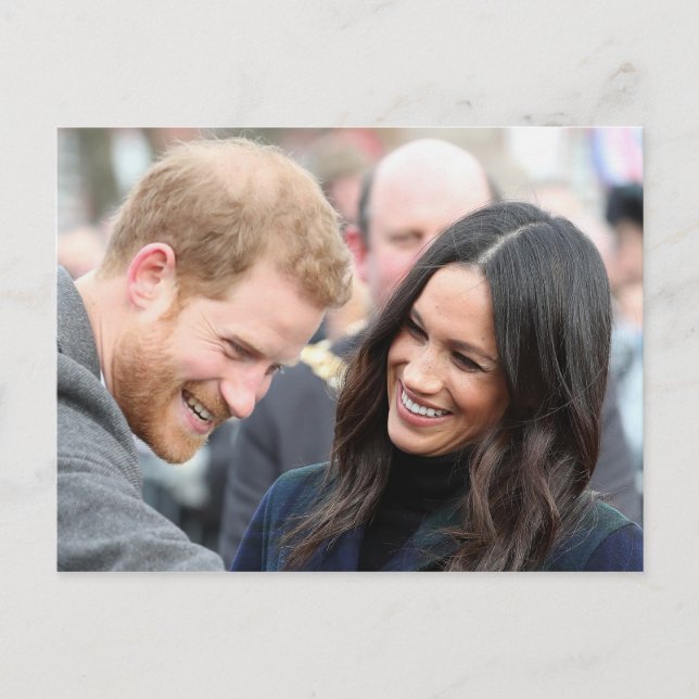 Cartão Postal Harry e Meghan, Duque e Duquesa de Sussex (Frente)