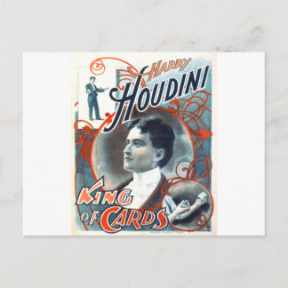 Cartão Postal Harry Houdini