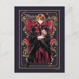Cartão Postal HARRY POTTER™   Anime Ron Weasley Seated