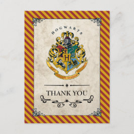 Cartão Postal Harry Potter | Aniversário de Hogwarts Obrigado