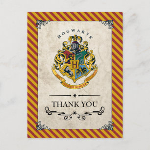 Cartão Postal Harry Potter   Aniversário de Hogwarts Obrigado