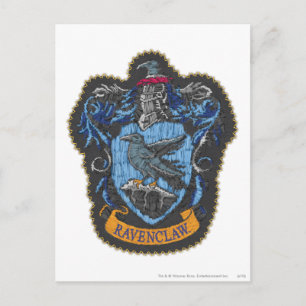 Cartão Postal Harry Potter    Brasão Clássico da Corvinal