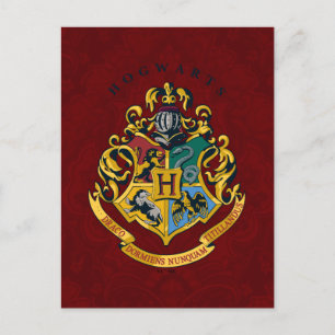 Cartão Postal Harry Potter Brasão de Hogwarts - Completo