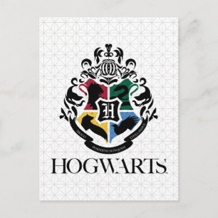 Cartão Postal Harry Potter   Brasão de Orgulho da Escola HOGWART