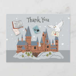 Cartão Postal Harry Potter | Castelo de Hogwarts Obrigado