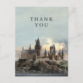 Cartão Postal Harry Potter Castelo de Hogwarts Obrigado