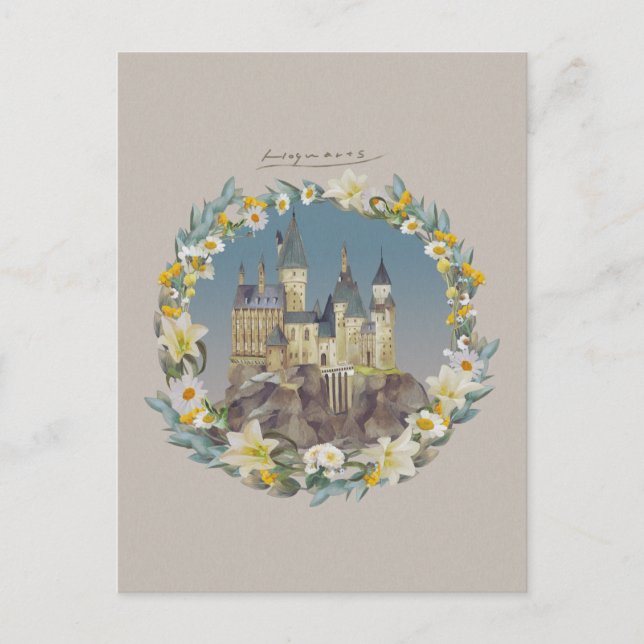 CARTÃO POSTAL HARRY POTTER™ | CASTELO HOGWARTS™ (Frente)