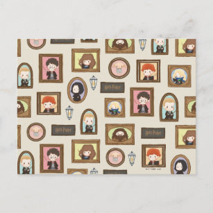 Cartão Postal HARRY POTTER™ Chibi Picture Frame Patterno