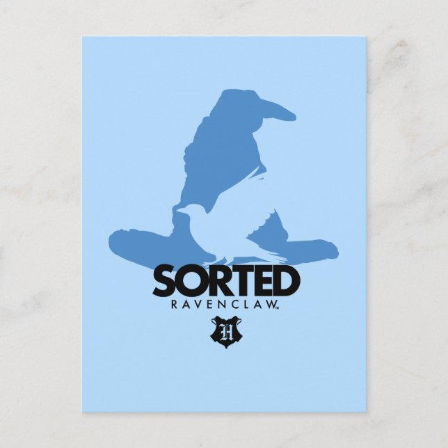 Cartão Postal Harry Potter | Classificado Na Casa RAVENCLAW™ (Frente)