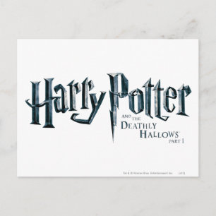 Cartão Postal Harry Potter e as Relíquias da Morte Logotipo 1 2