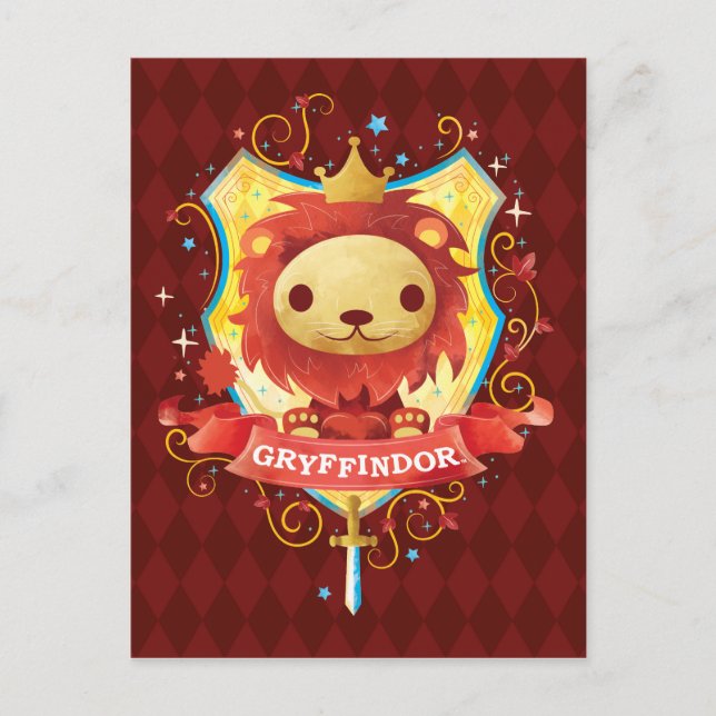 Cartão Postal Harry Potter | Encantamento GRYFFINDOR™ (Frente)