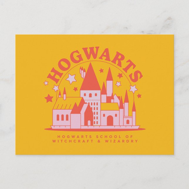 Cartão Postal HARRY POTTER™ | Escola Cute HOGWARTS™ (Frente)