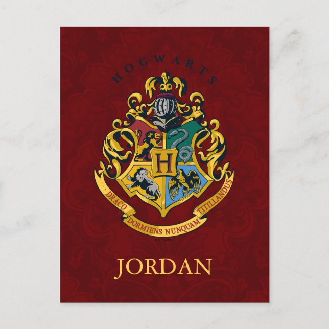 Cartão Postal Harry Potter | Hogwarts Crest - Full (Frente)