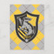 Cartão Postal Harry Potter | Hufflepuff House Pride Crest (Frente)